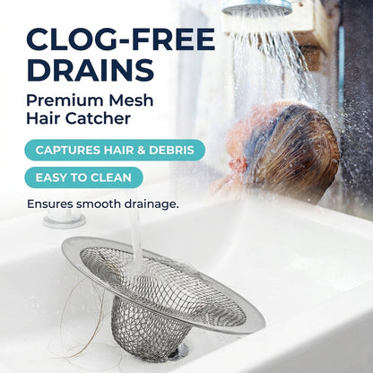 ShowrCove™ Sink Drain Strainer (2 Pcs)