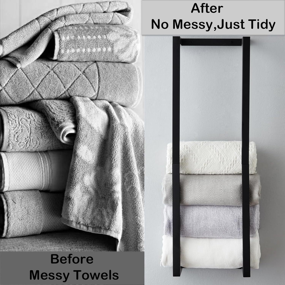 ShowrCove™ Rolled Towel Wall Rack
