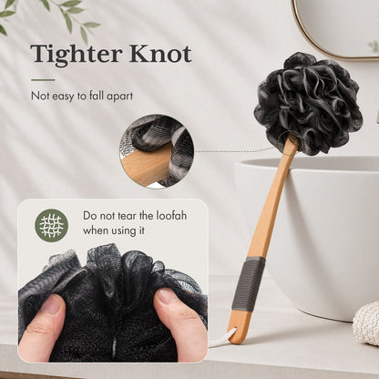 ShowrCove™ Long Handle Loofah Brush