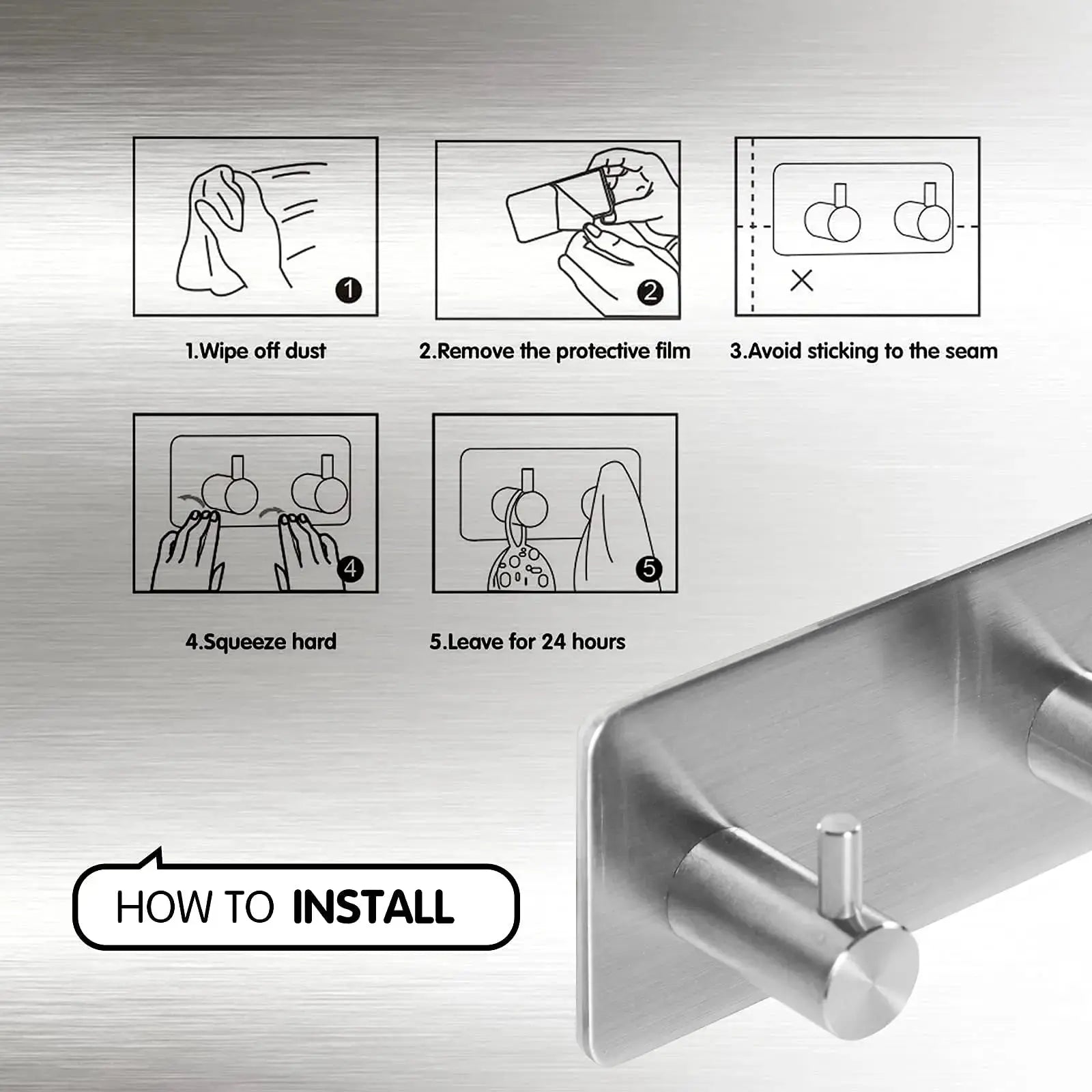Goodinary® Steel Grip Hooks - Goodinary