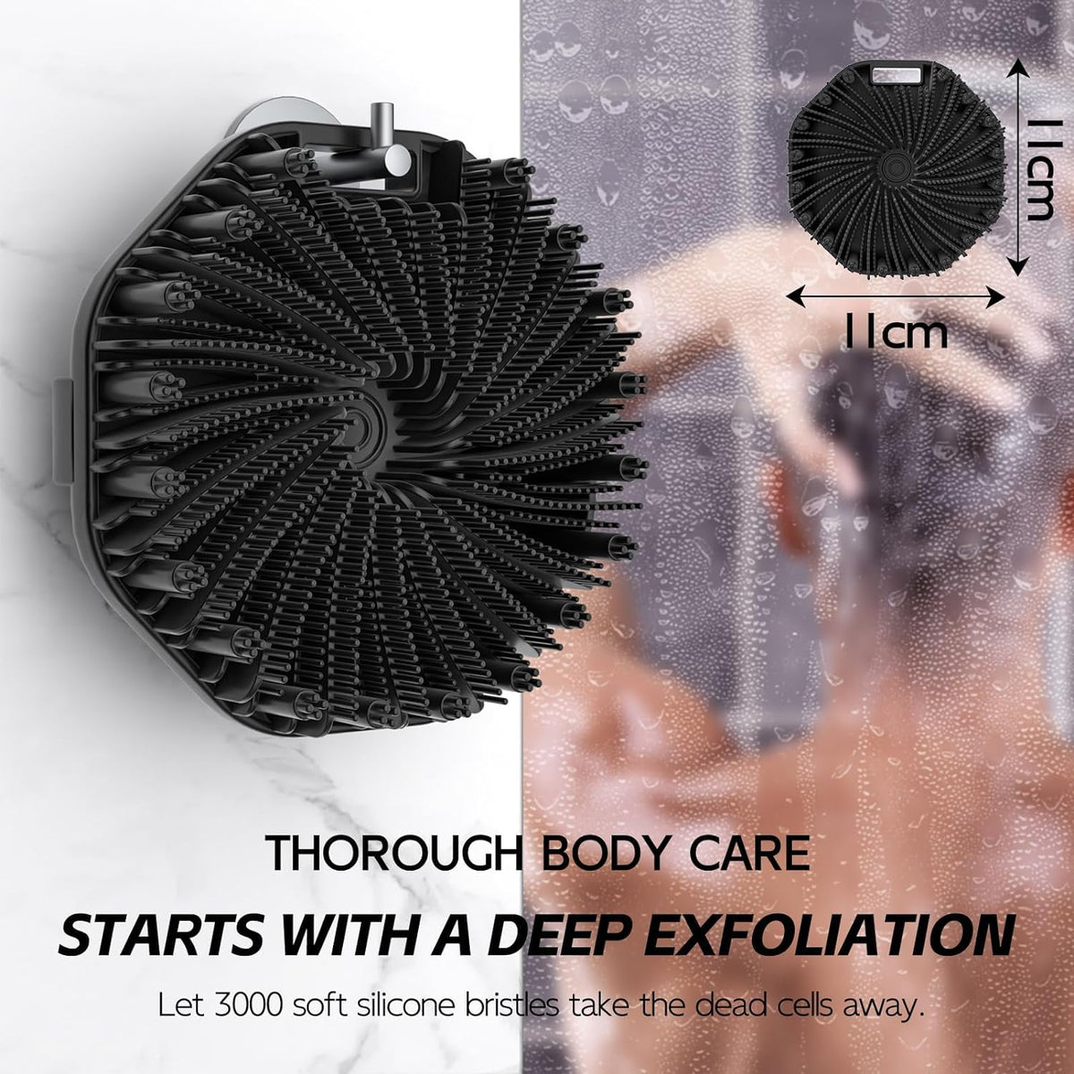 ShowrCove™ Silicone Bath Scrubber