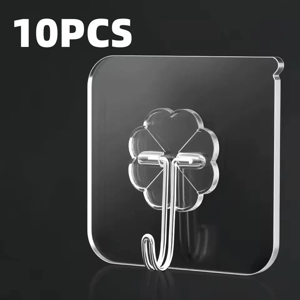 Goodinary® Adhesive Wall Hooks (10 Pcs) - Goodinary