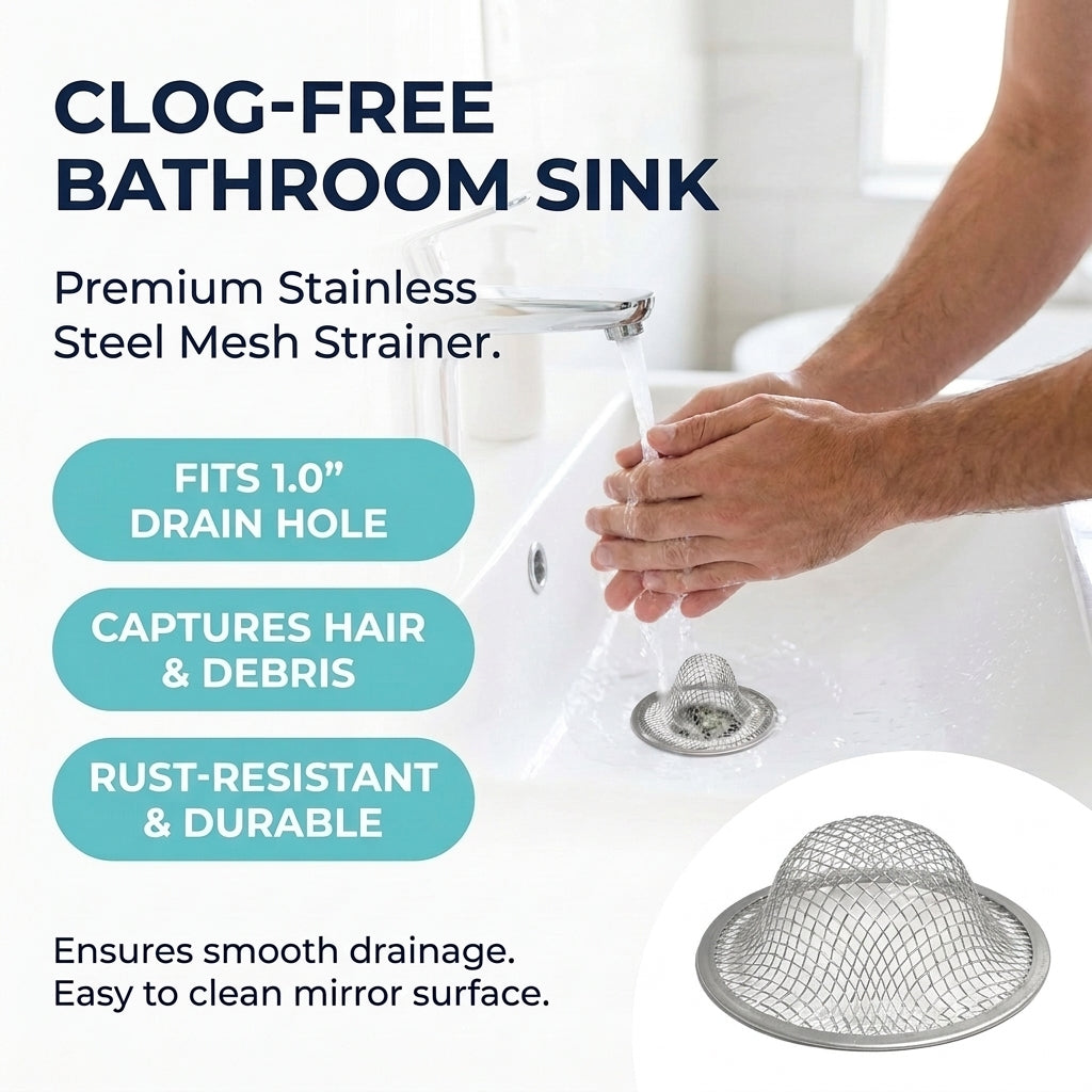 ShowrCove™ Sink Drain Strainer (2 Pcs)