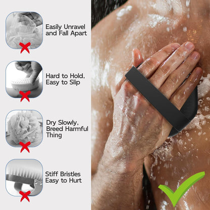 ShowrCove™ Silicone Bath Scrubber