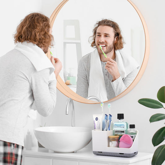ShowrCove™ Toothbrush Counter Organizer