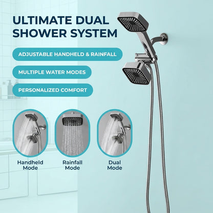 ShowrCove™ Dual Shower Head Set