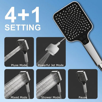 ShowrCove™ Large Shower Head Handheld Shower Nozzle