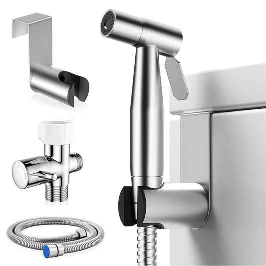 ShowrCove™ Handheld Bidet Sprayer Stainless Steel Toilet Sprayer Set