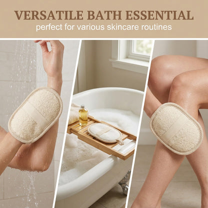 ShowrCove™ Natural Loofah Pad