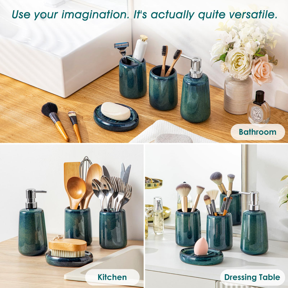 ShowrCove™ Ceramic Vanity Set
