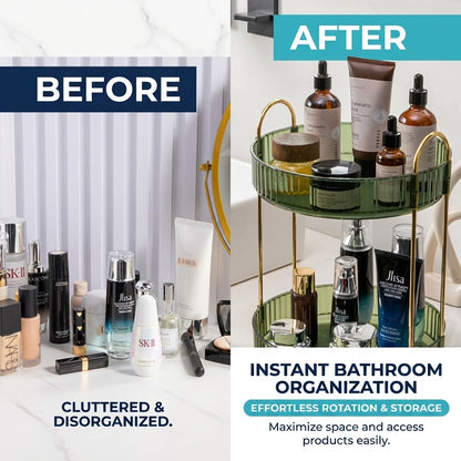 ShowrCove™ Rotating Makeup Organizer