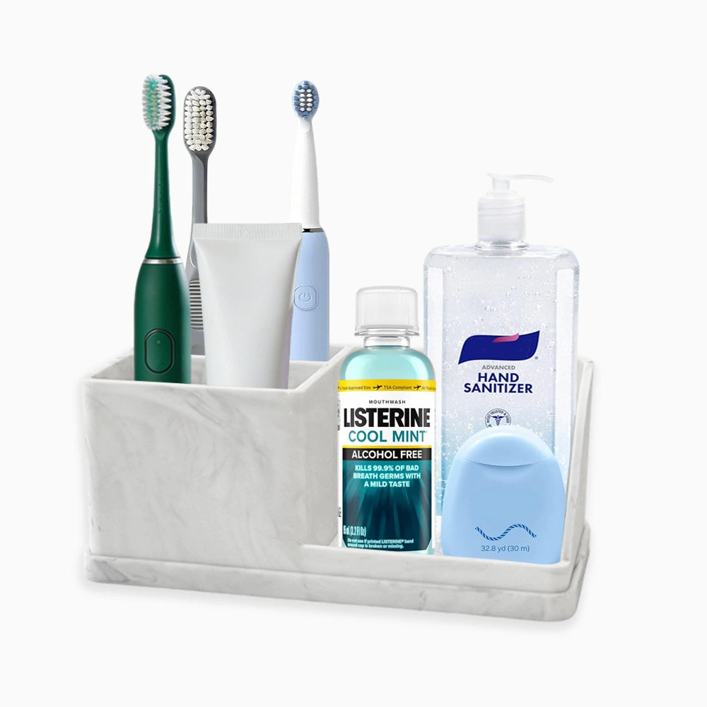 ShowrCove™ Toothbrush Counter Organizer
