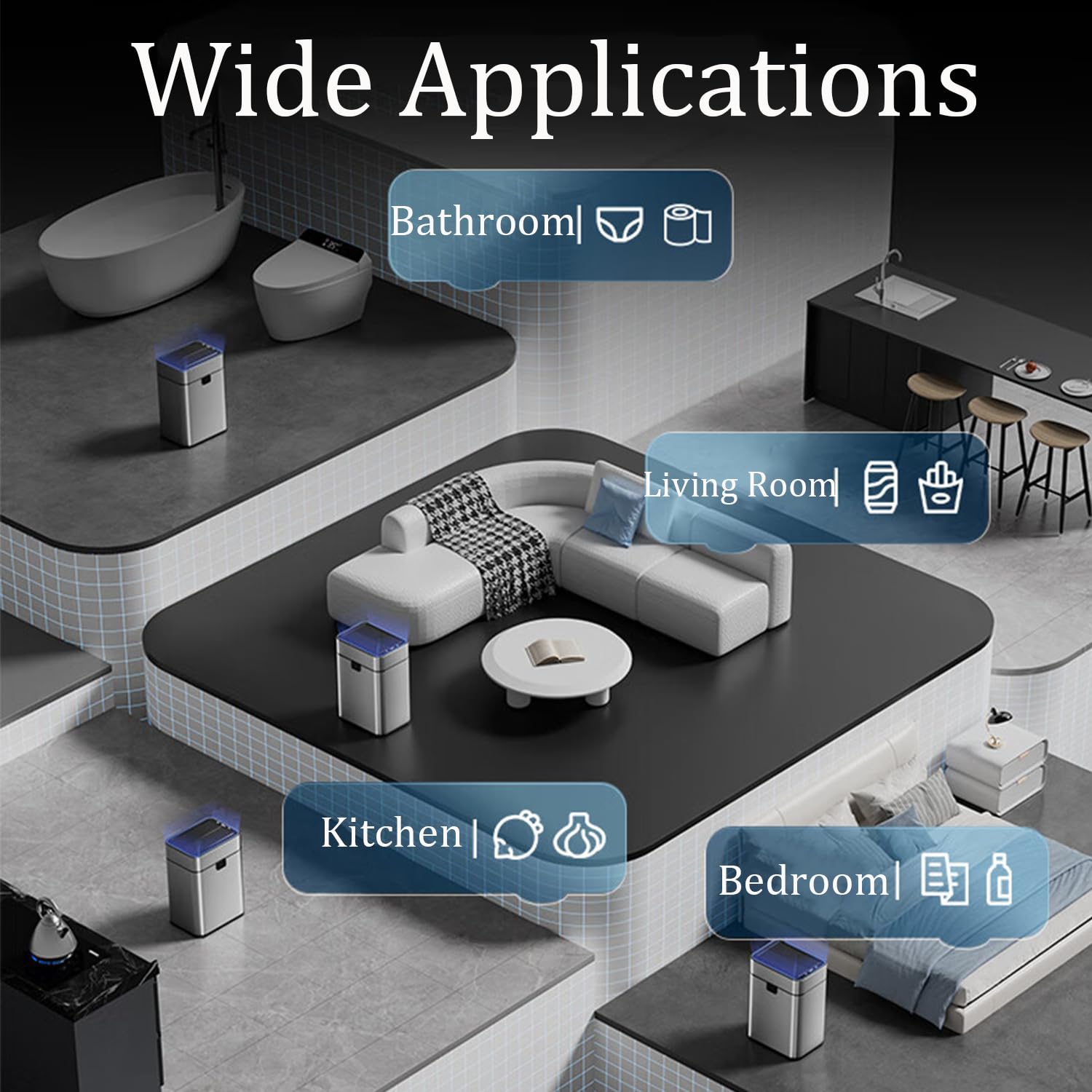 Goodinary® Sensor Trash Can