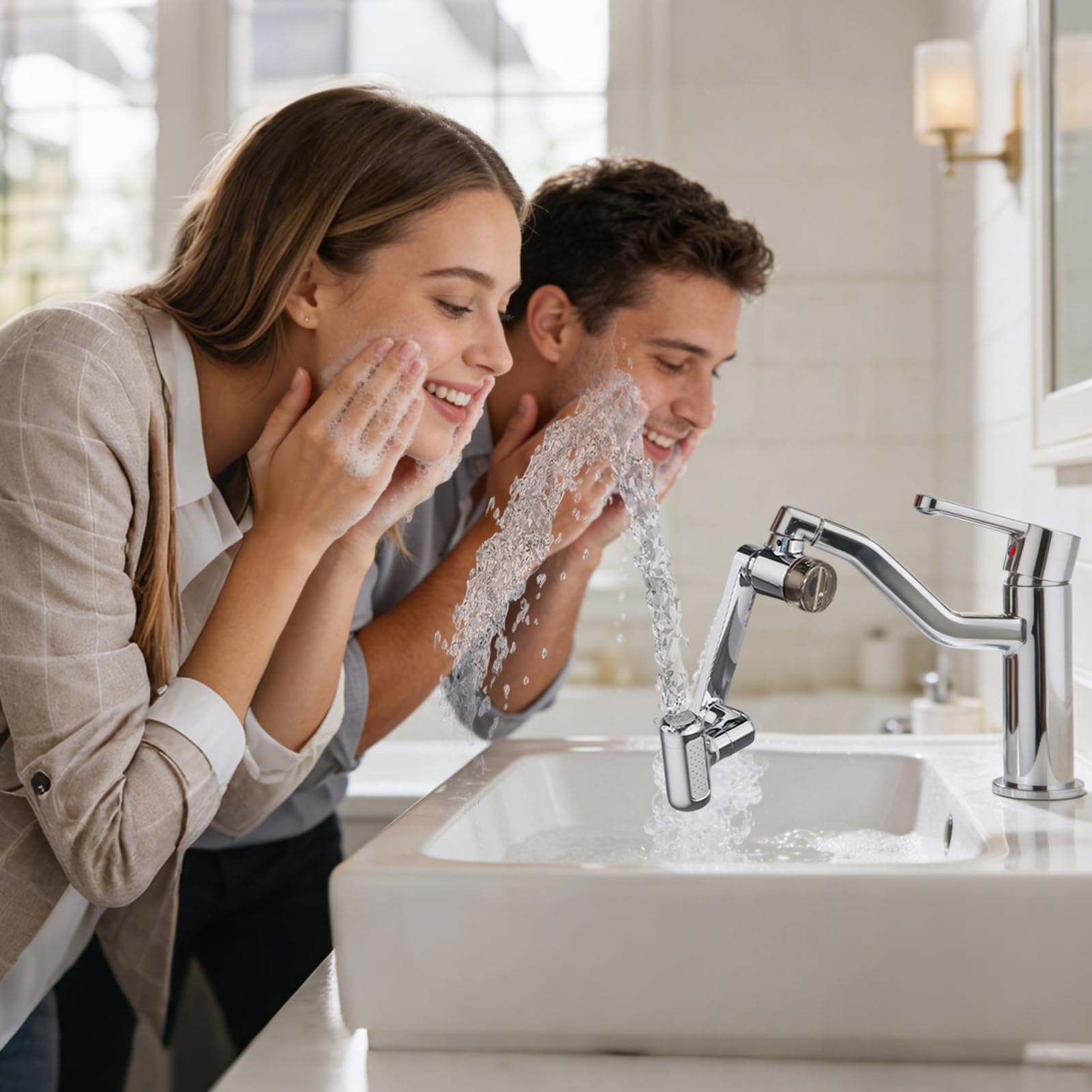ShowrCove™ Faucet Extender Head (2Pcs)