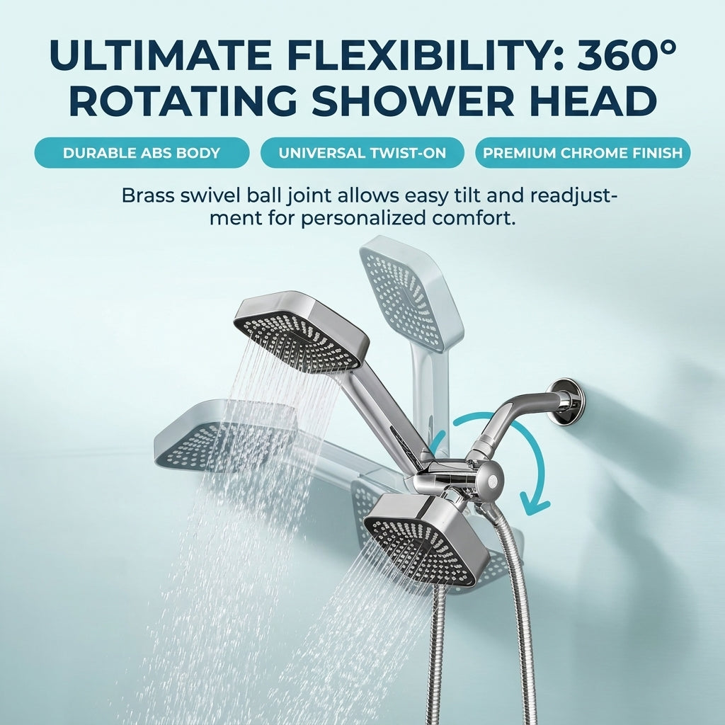 ShowrCove™ Dual Shower Head Set
