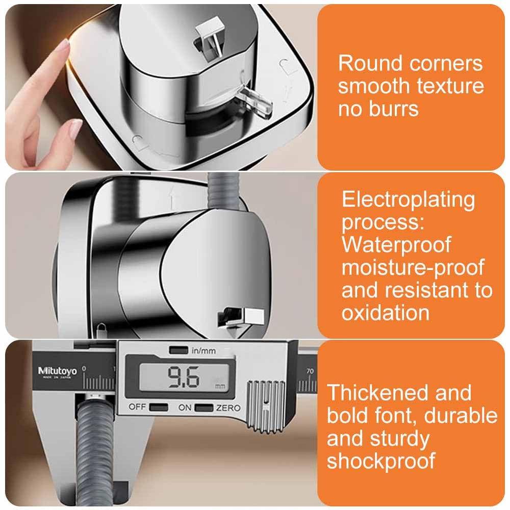 ShowrCove™ No Drill Adjustable Shower Head Holder