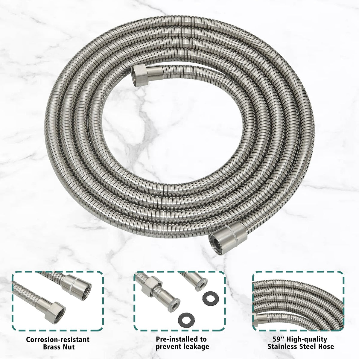 ShowrCove™ Brass Shower Sprayer Set