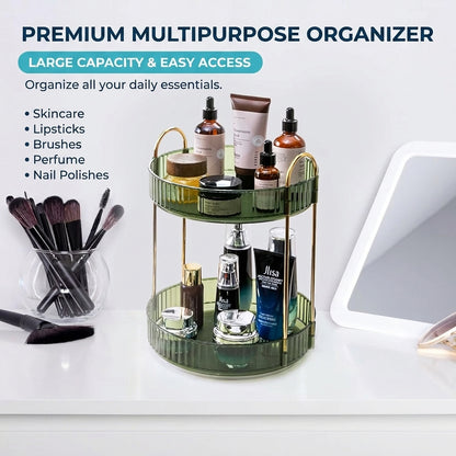 ShowrCove™ Rotating Makeup Organizer