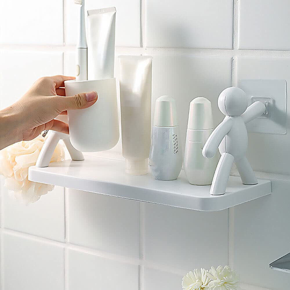 ShowrCove™ Adhesive Shelf with No Hole Installation