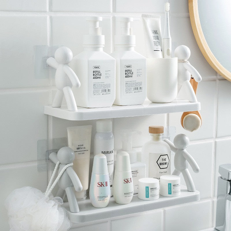 ShowrCove™ Adhesive Shelf with No Hole Installation