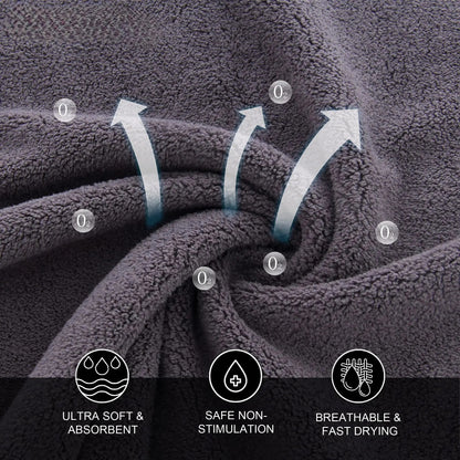 Goodinary® Microfiber Soft Absorbent Face Washcloths Set (3pcs) - Goodinary