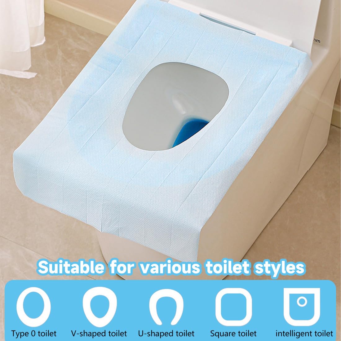 ShowrCove™ Toilet Seat Covers (20 Pcs)