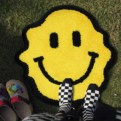 ShowrCove™ Smiley Face Rug