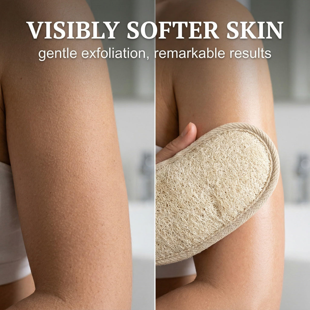ShowrCove™ Natural Loofah Pad