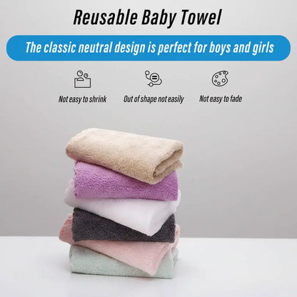 Goodinary® Microfiber Coral Fleece Towel Set (10 Pcs)